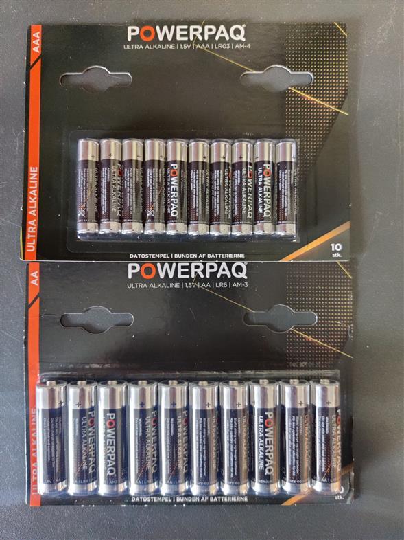 Batterier